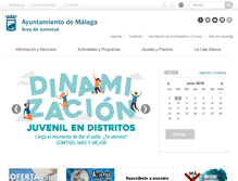Tablet Screenshot of juventud.malaga.eu