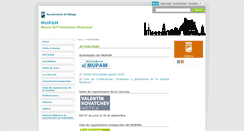 Desktop Screenshot of museodelpatrimoniomunicipal.malaga.eu