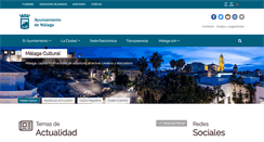 Desktop Screenshot of malaga.eu
