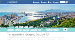 Desktop Screenshot of malaga.dk
