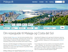 Tablet Screenshot of malaga.dk