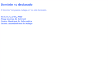 Tablet Screenshot of congresos.malaga.eu