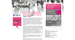 Desktop Screenshot of emprenderalyosur.malaga.es