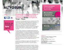 Tablet Screenshot of emprenderalyosur.malaga.es