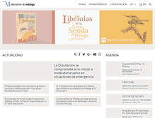 Tablet Screenshot of malaga.es