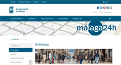 Desktop Screenshot of malaga24h.malaga.eu
