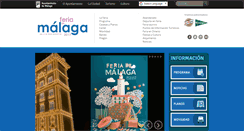 Desktop Screenshot of feria.malaga.eu
