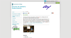 Desktop Screenshot of calidad.malaga.eu