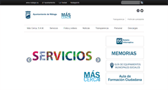 Desktop Screenshot of mascerca.malaga.eu